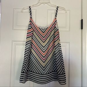 CAbi Colorful Striped Tank